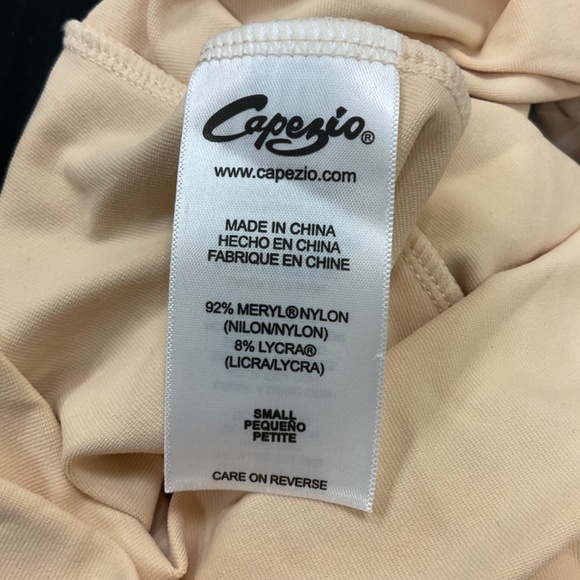 Capezio Cami Leotard Sz Small Petite Adjustable Straps NWOT Nude - Picture 6 of 7
